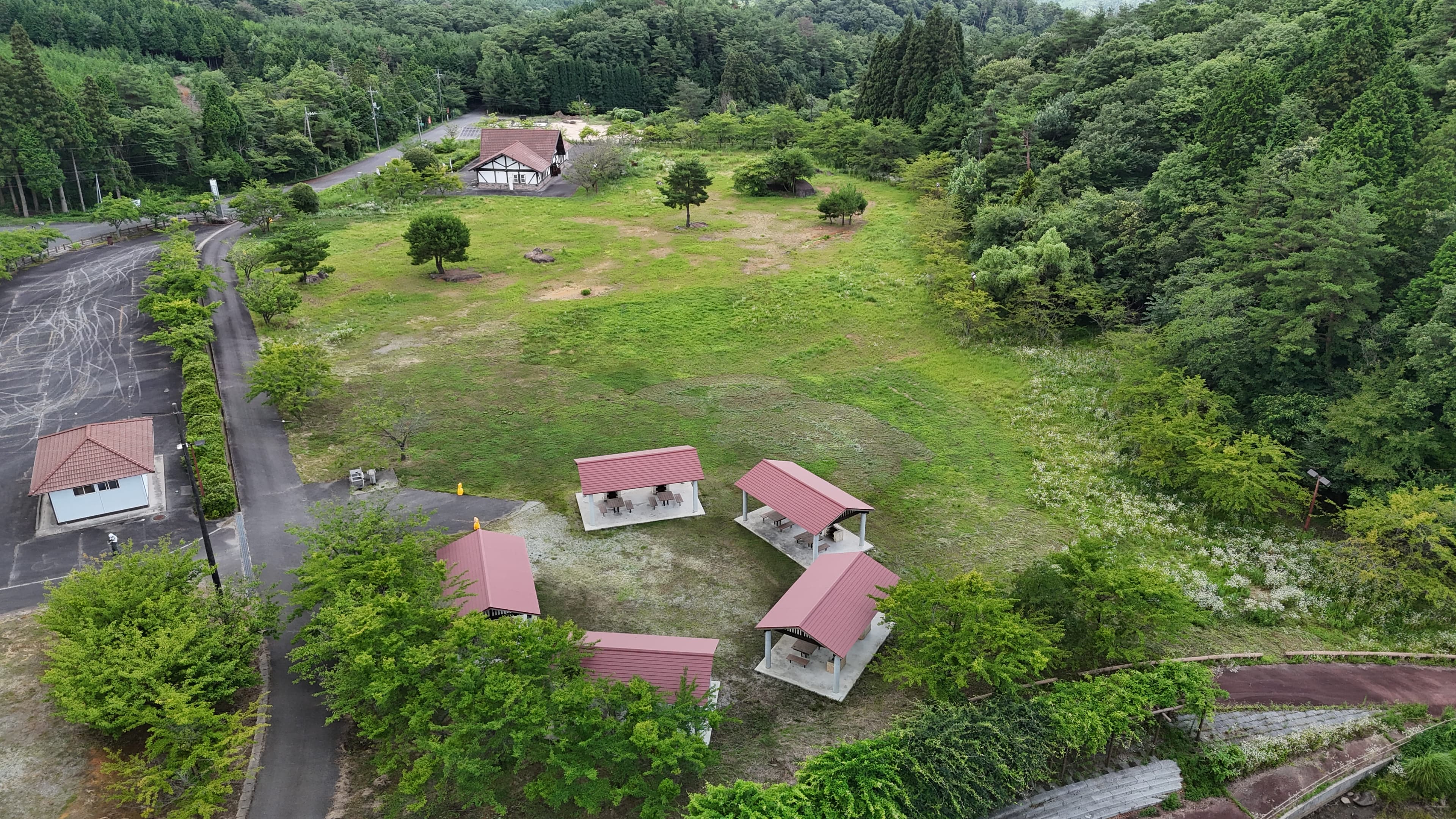 デイキャンプサイト全景