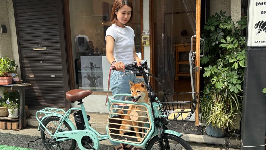 愛犬と乗れる電動自転車